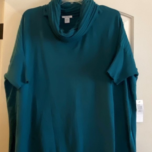NWT Joan Vass Green Sweater 2X - Picture 1 of 4